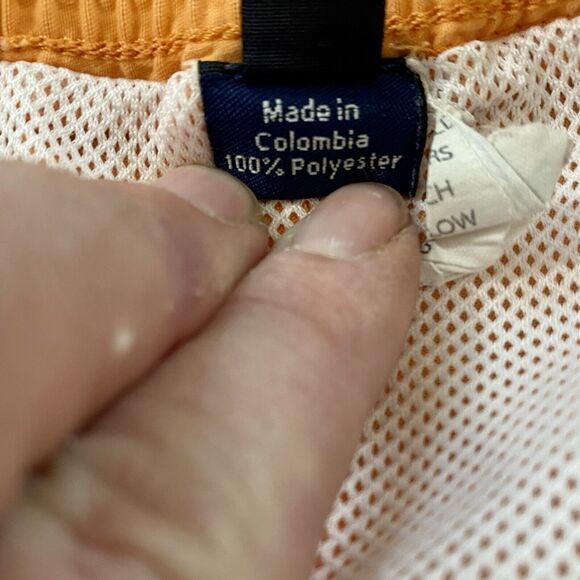 Vineyard Vines Sailboats And Compasses Swim Trunks Orange And Blue Men's Size LG - Picture 9 of 12